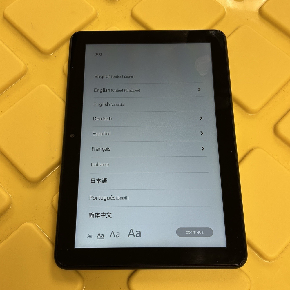 Amazon Fire HD 8 10th Gen K72LL4 32GB Wi-Fi 8" Tablet Black Used - Tested Works